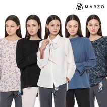 [마르조]라보떼블라우스 베이지플라워_MDFFBLP0235