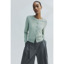 H&M 흐앤므 파인 니트 가디건 - 라이트 그린370507