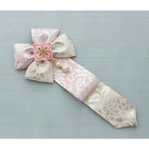 은빛댕기 머리핀 한복 배씨 댕기 노리개 유아 아동 여아 어린이 초등 헤어밴드 헤어핀