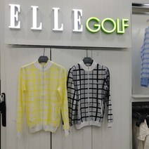 엘르골프 여성 간절기 풀집업 가디건 스웨터6I23702