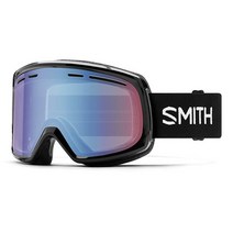 스미스 Smith Optics Range 유니 스노우 겨울 고글 블랙 RC36, Black / Blue Sensor Mirror스미