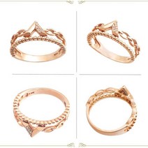 14k 브이반지 - 7 / 반지호수 배송메세지에 기입