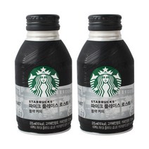 아트박스/메가커피 스타벅스 파이크 플레이스 로스트 블랙커피 275ml 2개, 본품, 단품