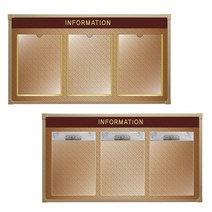 고광택 펄시트게시판 아파트알림판 포켓게시판, 2구, 뚜껑형