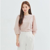 [로엠] 라운드넥 볼륨 블라우스 RMBLC49RT3_NC순천