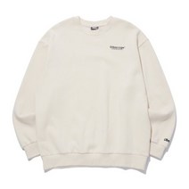 URBANAGE 센서티브 오버 기모 맨투맨_크림 Sensitive Over Sweatshirts_Cream
