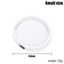 금형 시멘트 DIY 타원형 트레이 저장 상자 실리콘 코스터 크리스탈 재떨이 꽃 냄비 수지 주조 석고, Small round