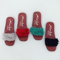 여성슬리퍼 4컬러 태슬 프린지 여름 슬리퍼 샌들