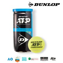 던롭 캔볼 ATP 챔피언쉽 공식 테니스공 시합구 캔볼 1캔(2입), 던롭 ATP볼 1캔 2볼