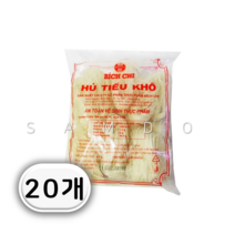 베트남쌀국수 비치치 후티우코 2mm 쌀국수면 500g BICH CHI Hu Tieu Kho 아시아마트, 20개