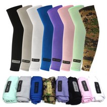 NeedOn 여름철 스포츠 작업장 등산 자외선 차단 및 쿨링 슬리브 쿨토시 10개 구성, 밀러터리