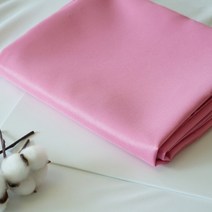 패브릭몰 샤틴슬라브 고급공단 두꺼운공단 양면원단 의류 곱창밴드 스크런치 배경천, 핑크