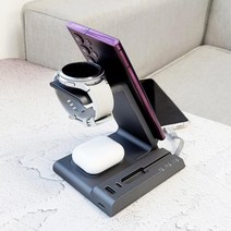 iWhere 6IN1 6포트 동시충전 15W초고속 올인원멀티충전기 IQW-6100 갤럭시워치 애플워치 호환, IQW-6100 애플워치 호환용