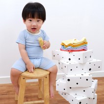 젤라또 텐셀 스판 봄 여름 배앓이방지 실내복 내복 아기 유아 아동