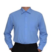 실크처럼 부드럽게 차랑 95(M)~120(3XL)일자핏 스판긴팔 셔츠