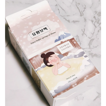 유황온천 입욕제 유황보액 파우치형 10매, 10개