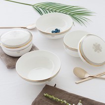 한국도자기 연리지 예단 단반상기세트 6pcs, 예단포장없음