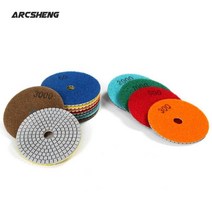 가성비 4인치 100mm 80mm 다이아몬드 습식 연마 패드 디스크 화강암 대리석 콘크리트 석재 연삭 공구, 02 100_01 3 inch
