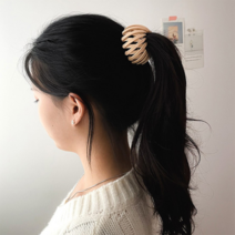 여자 포니테일 올림머리 집게 헤어핀