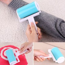 실리콘젤 먼지 제거기 반영구 사용 롤클리너 돌돌이 털제거 먼지제거, 핸들형 롤젤크리너