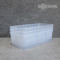 [실리쿡] 냉장고수납 롱트레이大 (3개), 상세설명 참조, 선택10.롱트레이대3개