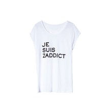 ZADIG & VOLTAIRE 쟈딕앤볼테르 반팔 티셔츠 여성용 WJTL1801F