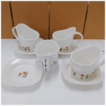 그림그린도자기 개업선물손님접대용 종이컵홀더, 4set, 빨강