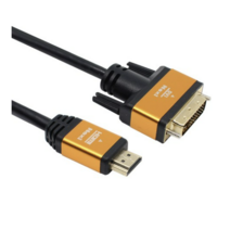 넥시 HDMI 2.0 to DVI 골드메탈 모니터 케이블 V2.0, 5개, 1.5m.