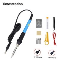 인두기 전기 납땜 인두 가정용 가변 온도 펜 건 수리 도구 머리, 60W/Soldering iron tip/EU