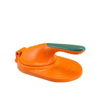 만두만드는기계 만두피 만두틀 도구 가정용 제조기 Dumpling Skin Artifact 2 in 1 Maker Manual Wrapper M, 01 1-orange