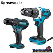 브러시리스 3 in 1 임팩트 해머 드릴 전기 드라이버 13mm 무선 아이스 드릴 makita 18v 배터리 용 diy 전동 공구, 브러시리스 115nm