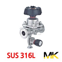 명인코리아 MK 쎄니타리 다이아후렘밸브(SUS316L) B-01 페럴(MK)(18867), 1개