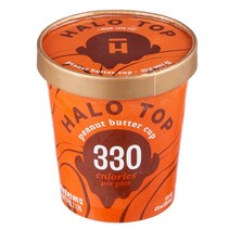 헤일로탑 피넛버터컵 아이스크림 (냉동), 1개, 473ml