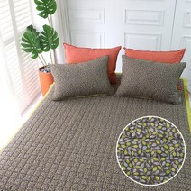 비타 먼지없는 마이크로 침대패드 겸 카페트 특대/퀸/슈퍼싱글, 옐로계열