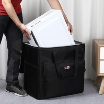 BUBM 데스크탑 PC 본체 모니터 보관 이동 수납 가방 백 파우치 PC케이스 국내배송, 중(54x52x44cm) 컴퓨터&모니터 수납