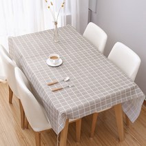 방수 식탁보 식탁매트 테이블매트 테이블보(90x137), 그린체크(d)
