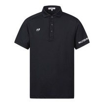 [정품] 마스터바니 (정상가 238 000) 블랙 남성 쿨링 카라 티셔츠 412B2TS903 BK, 블랙(BK) 6