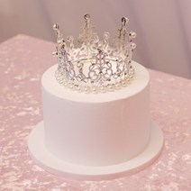 미미파티 티아라 케이크 왕관 토퍼 브라이덜샤워 1호