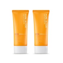 어퓨 퓨어 블록 내추럴 데일리 선크림EX 대용량100ml 1+1
