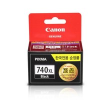 PG-740XL 캐논 잉크 검정대용량, 없음, 없음, 1