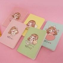 디자인팬트리 벚꽃소녀 포켓 스티치노트, 선택:벚꽃소녀 라인노트, 단품