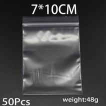 대량 두꺼운 보석 포장 팩 4x100x6/5x7/6x10 지퍼 잠금 재 밀봉 플라스틱 투명 폴리 가방 선물 30-8/7 개/