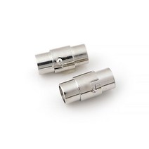 [9-465-04]가죽마감장식6mm용 이중자석장식 돌림자석장식 17x8mm OR 1쌍