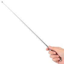 길이 조절 안테나 지시봉 지휘봉 브리핑 막대 강의 수업, 실버, 1개