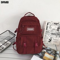 DFMEI 책가방 여자 대용량 패션 남자 백팩