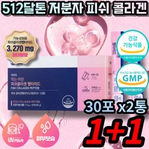 개별인정형 초 저분자 피쉬 피시 어린 어류 콜라겐 콜라갠 펩타이드 펩타이트 성인 여성 여자 남성 남자 20대 30대 40대 50대 60대 70대 피부 건강기능식품, 60포, 2박스