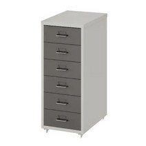 이케아 HELMER 헬메르 이동식서랍유닛 다크그레이/라이트그레이28x69cm 304.943.64, 레드 001.760.99