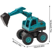 시뮬레이션 건설 트럭 굴삭기 장난감 관성 덤프 휠 로더 불도저, 03