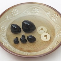 [대량구매]민자삼각코(인형코)(100개), 15mm