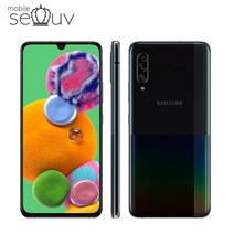 중고폰 삼성 갤럭시 A90 5G (SM-A908) 공기계 무약정 알뜰폰 3사호환 세컨폰, C급(색상랜덤), 블랙